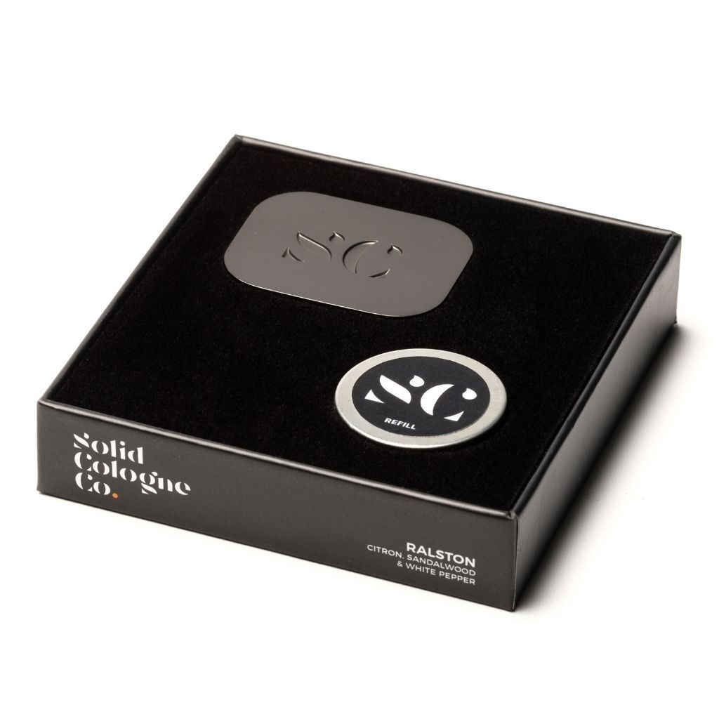 RALSTON - Citron, Sandalwood & White Pepper Solid Cologne Co. Mens 